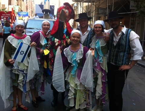 NYC Mazal Tov Jewish dancers Celebrate Israel Parade New York City Sunday June 1st 2014