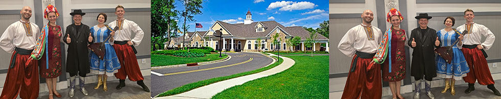 Rosh Hashanah dinner at Four Seasons in Manalapan Monmouth County New Jersey, NJ Jewish dancers
